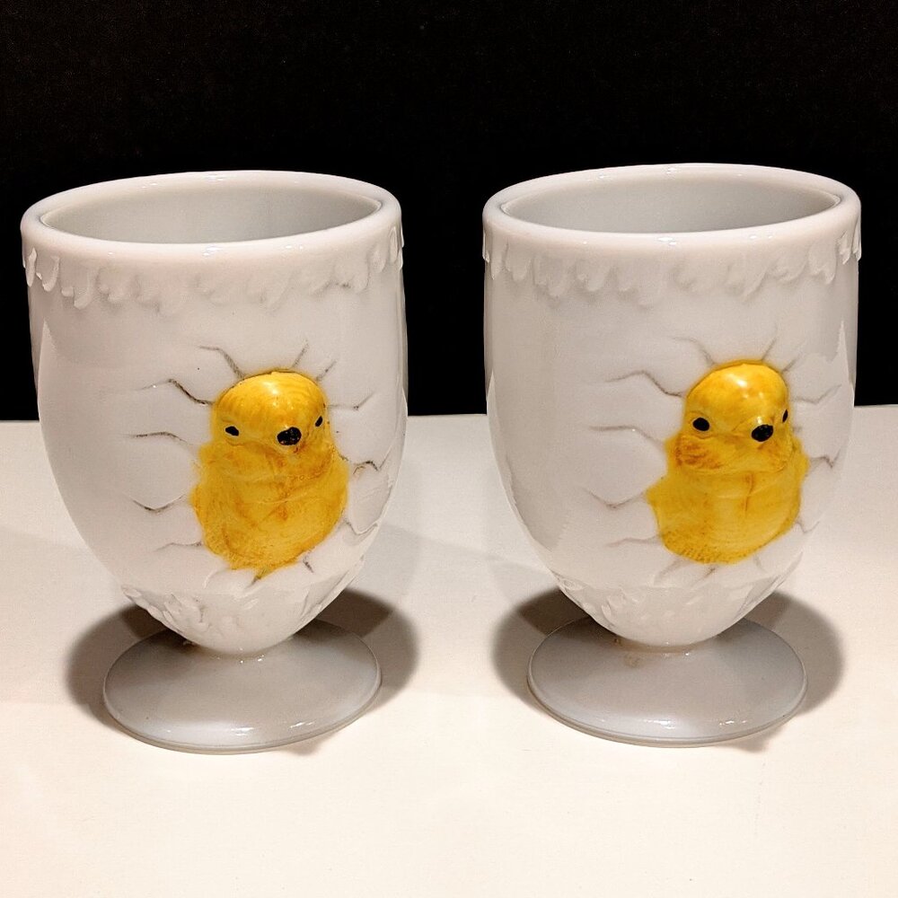 Westmoreland Handled Egg Cups - Set of 2